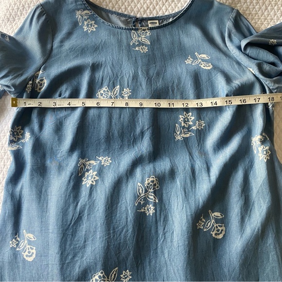 Old Navy Blue Tunic Dress Woman Size M - Picture 9 of 12